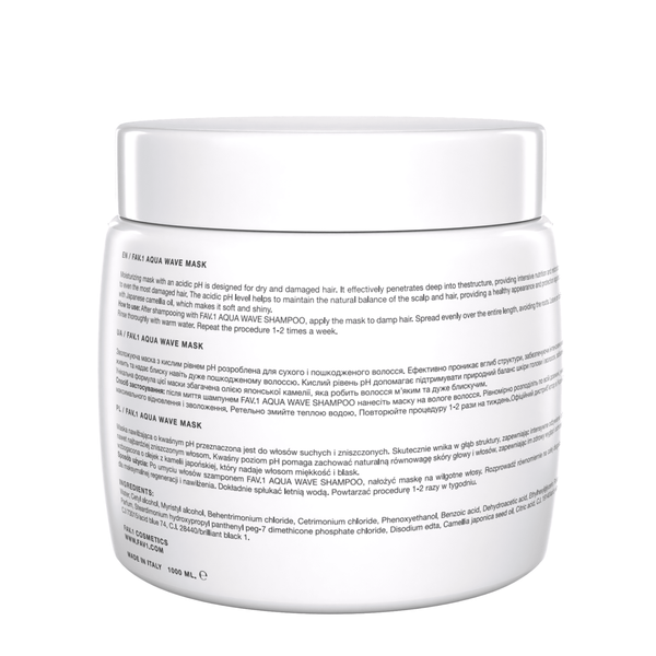 Зволожуюча маска з кислим рівнем pH FAV.1 AQUA WAVE MASK 250 ml