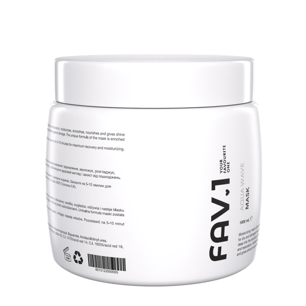 Зволожуюча маска з кислим рівнем pH FAV.1 AQUA WAVE MASK 250 ml