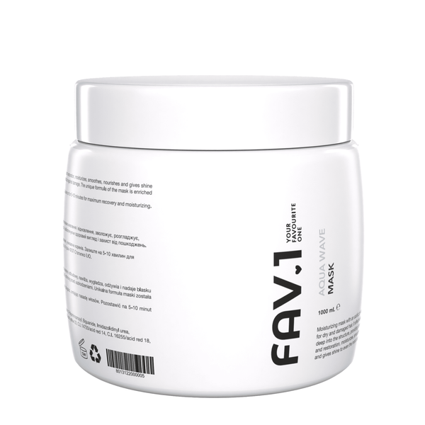 Зволожуюча маска з кислим рівнем pH FAV.1 AQUA WAVE MASK 250 ml