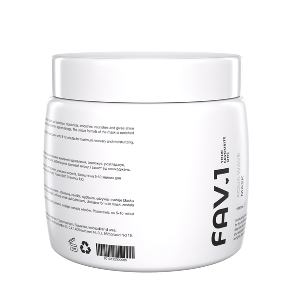 Зволожуюча маска з кислим рівнем pH FAV.1 AQUA WAVE MASK 250 ml